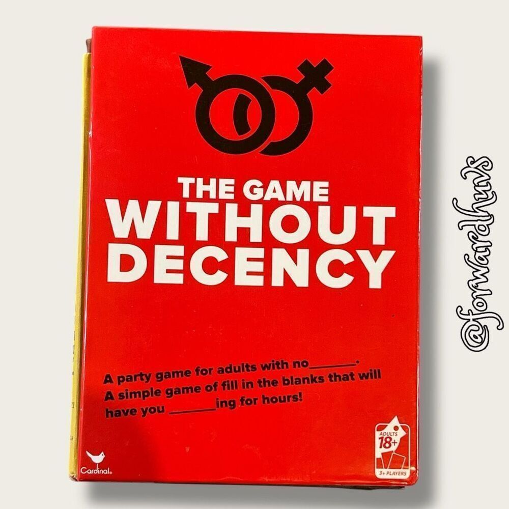 The Game Without Decency Board Game 18+